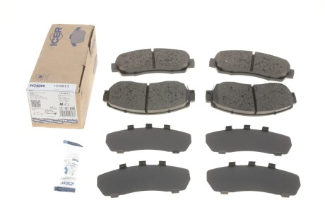 Колодки гальмівні (передні) Honda CR-V IV/Crosstour 12- UA63 ICER 181811