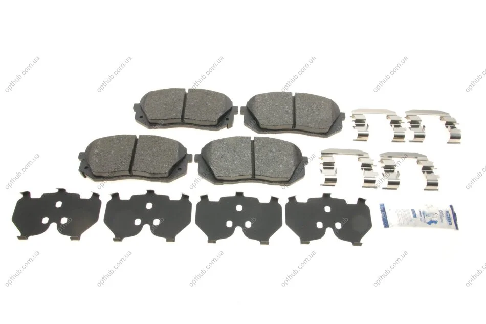 Колодки гальмівні (передні) Hyundai Tucson 15-/і40/іх35/Sonata/Kia Sportage/Optima 10-/Soul 14 UA63 ICER 181826-201 (фото 1)