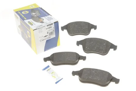 Колодки гальмивни (передни) Renault Megane III/Laguna III/Scenic III/Fluence 07- (WVA 24709/24710) UA63 ICER 181856