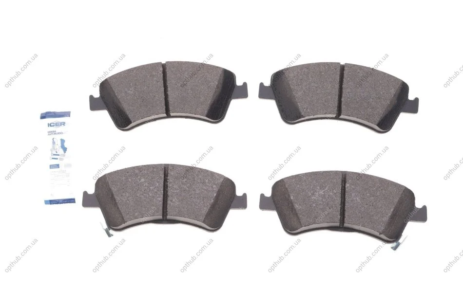 Колодки гальмівні (передні) Toyota Avensis/Verso 08-18/Corolla/Auris 06-15 (opt-om) ICER 181871 (фото 1)