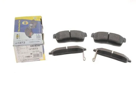 Колодки гальмивни (передни) Subaru Justy IV 07-/Toyota Passo II 10-/Pixis Mega 15- UA63 ICER 181872