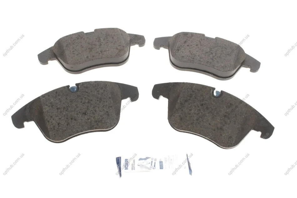 Колодки гальмівні (передні) Citroen C5 08-/Peugeot 407 04-/508 10-18 UA63 ICER 181886 (фото 1)