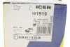Колодки гальмівні (передні) BMW X4 (F26) 14-18/X5 (E70/F15/F85) 06-18/X6 (E71/E72/F16/F86) 08-19 UA63 ICER 181919 (фото 12)