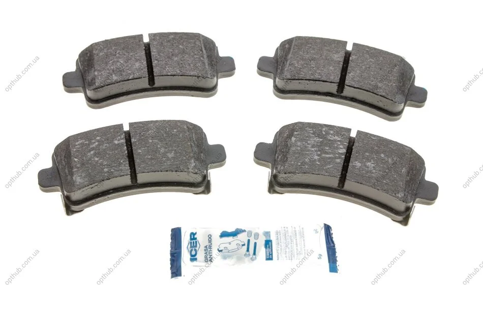 Колодки гальмівні (задні) Opel Insignia 08-17/Chevrolet Malibu/Bentley Flying Spur 12-/Saab 9-5 10 UA63 ICER 181929 (фото 1)