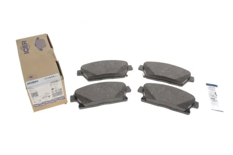 Колодки гальмівні (передні) Nissan Rogue 10-13/Chevrolet Cruze/Opel Astra 09-/Zafira C/Mokka 1 UA63 ICER 181939-202