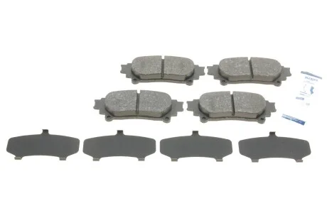 Колодки гальмівні (задні) Toyota Highlander 14-/Prius 08-/Lexus GS 12-/RC 14-/RX 08-15 UA63 ICER 181983