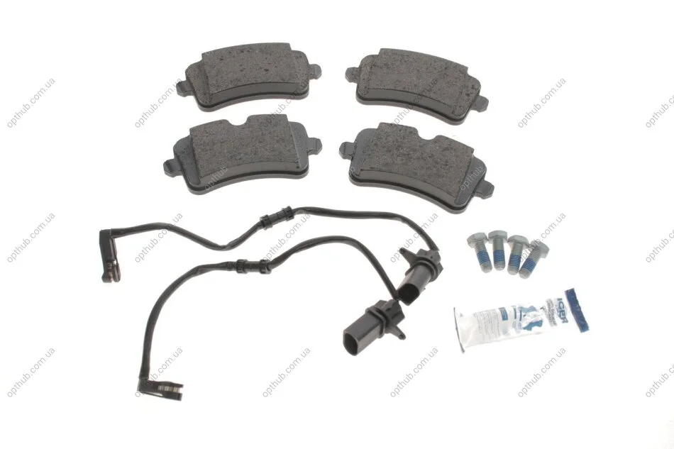 Колодки гальмівні (задні) Audi A6 C7/A7 Sportback/A8 D4 10-18 (+датчики L=295mm) UA63 ICER 181986 (фото 1)