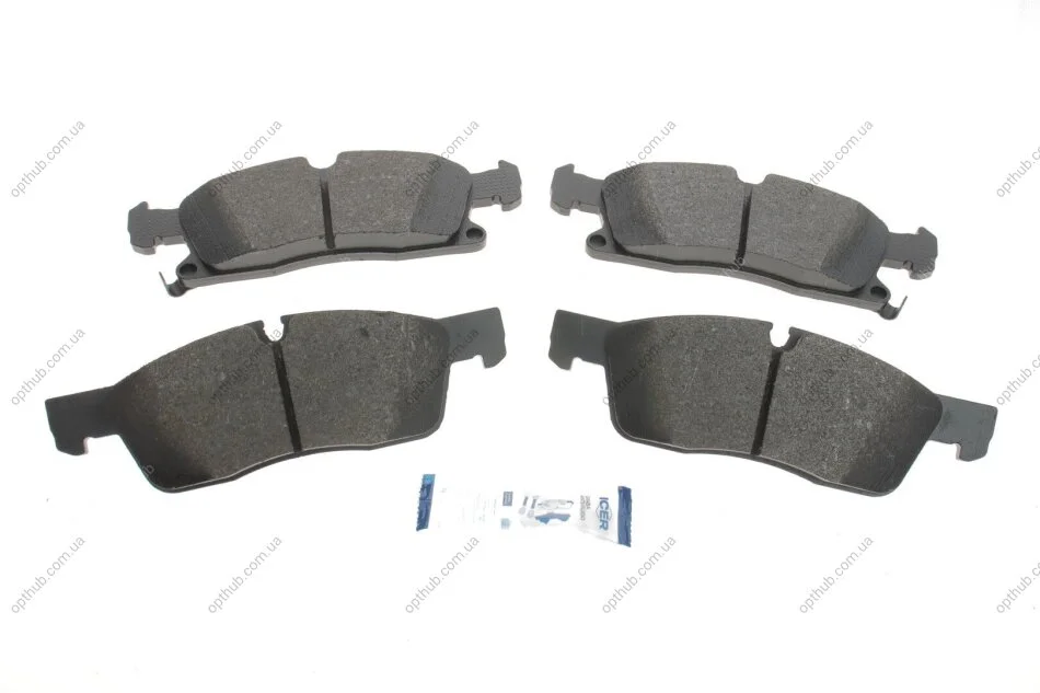 Колодки гальмівні (передні) MB M/GLE/GL/GLS-class (W166/X166) 11-19/Jeep Grand Cherokee 10- UA63 ICER 181988 (фото 1)