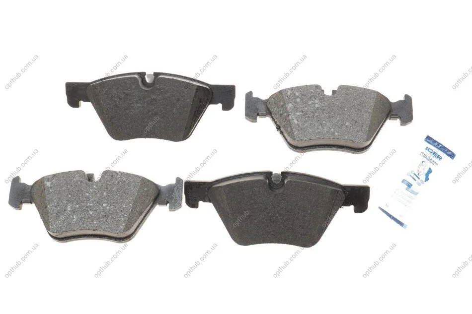 Колодки гальмівні (передні) BMW 5 (F07/F10/F11) 09-17 UA63 ICER 182002 (фото 1)