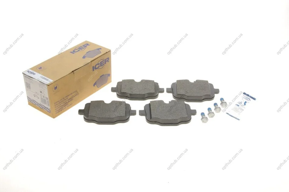 Колодки гальмівні (задні) BMW 5 (F10/F11)/6 (F12/F13) 09- UA63 ICER 182005-200 (фото 1)