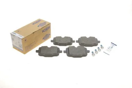 Колодки гальмівні (задні) BMW 5 (F10/F11)/6 (F12/F13) 09- UA63 ICER 182005-200