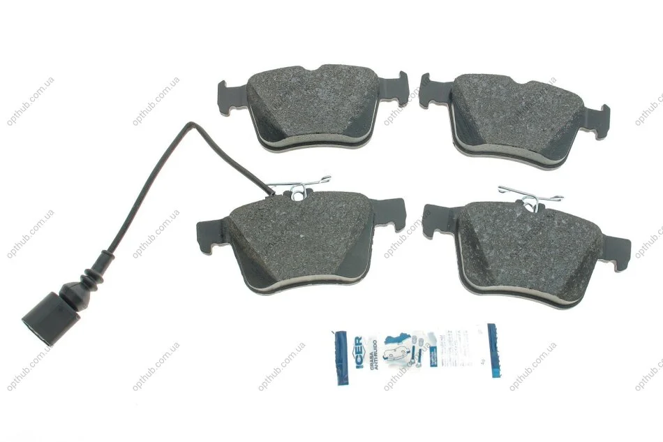 Колодки гальмивни (задни) VW Atlas 16-/Audi A3 12-/Q3 18- (opt-om) ICER 182098-203 (фото 1)