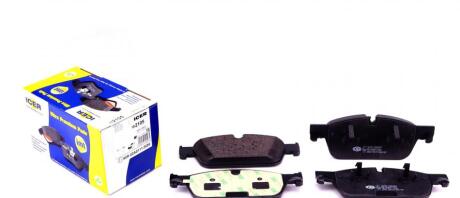 Комплект гальмівних колодок.).) ICER 182105