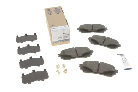Колодки гальмівні (передні) Mazda 6 12- UA63 ICER 182126