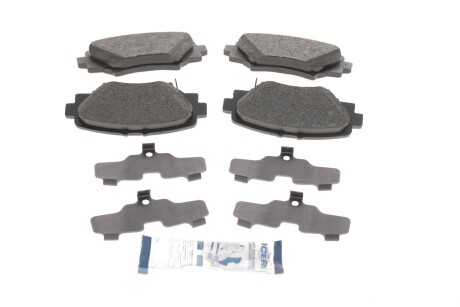 Колодки гальмівні (задні) Mazda 3 III 13- UA63 ICER 182169