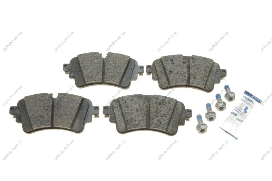 Колодки гальмівні (задні) Audi A4/Q7 15-/A5 09-//Q5 16-/A6 18-/A7/A8/VW Touareg 17- UA63 ICER 182256 (фото 1)