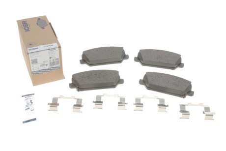 Колодки гальмівні (передні) Hyundai i30/Grandeur/Kia Optima/K5 15- (opt-om) ICER 182306