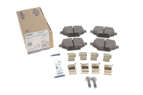 Колодки гальмівні (задні) Citroen Berlingo/Opel Combo E/Peugeot Partner 18-/Toyota Proace 19- (opt-om) ICER 182347