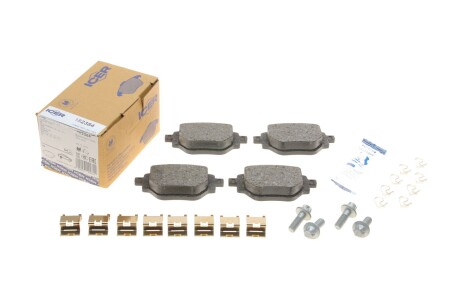 Колодки гальмівні (задні) Citroen C4 Cactus 14-/C-Elysee/Peugeot 301 12-/2008/Opel Corsa F 19- (opt-om) ICER 182384