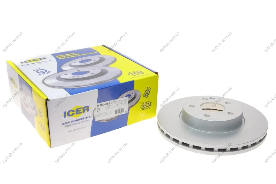 Диск тормозной ICER 78BD0415-2 (фото 1)
