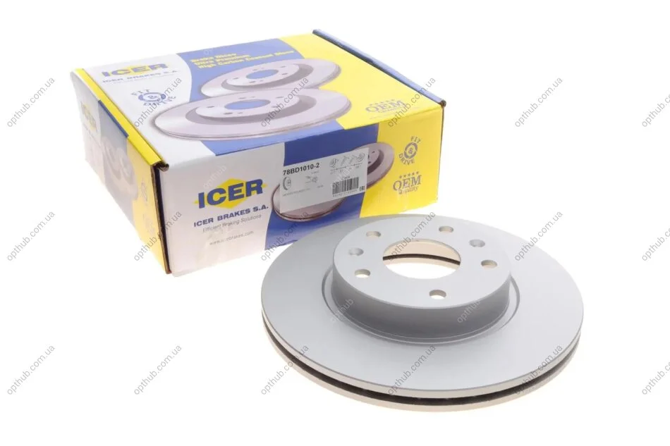 Диск гальмівний ICER 78BD1010-2 (фото 1)