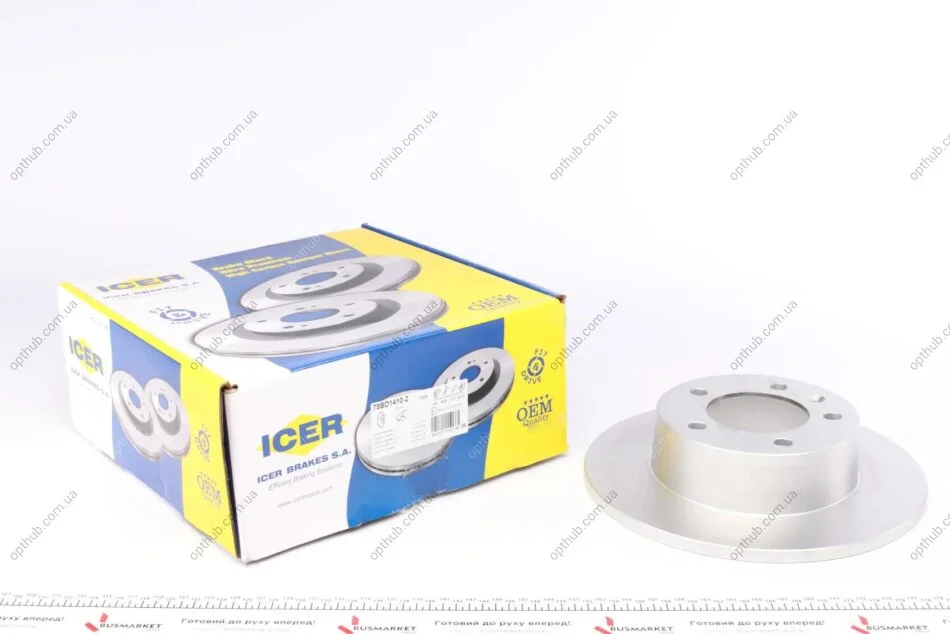 Диск гальмівний ICER 78BD1410-2 (фото 1)