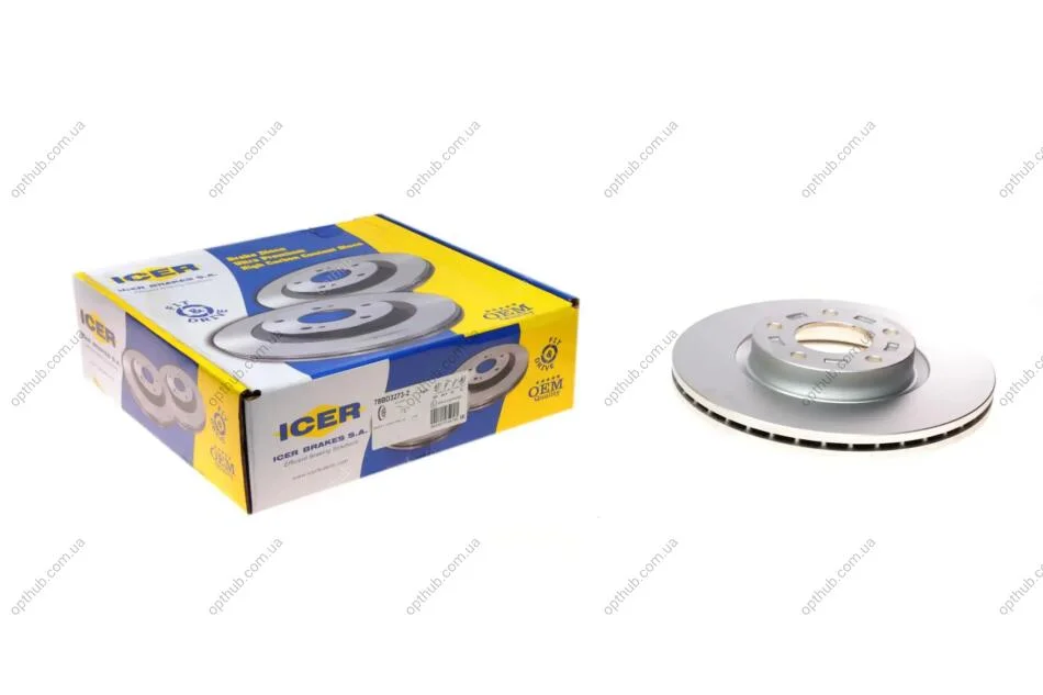 Диск тормозной ICER 78BD3273-2 (фото 1)