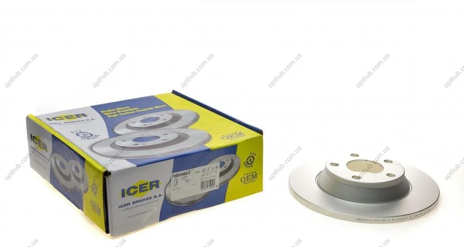 Диск гальмівний ICER 78BD4064-2 (фото 1)