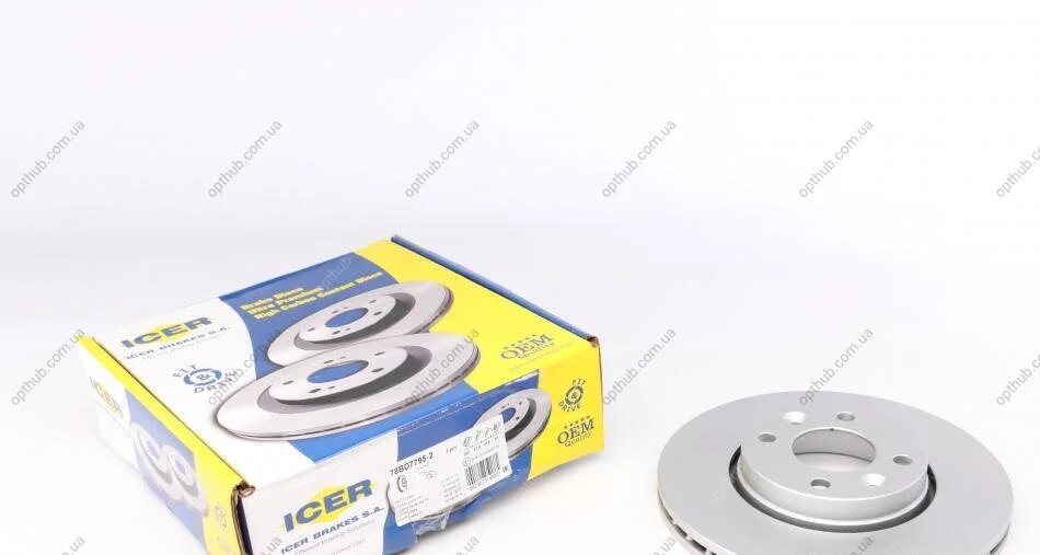 Диск гальмівний ICER 78BD7795-2 (фото 1)