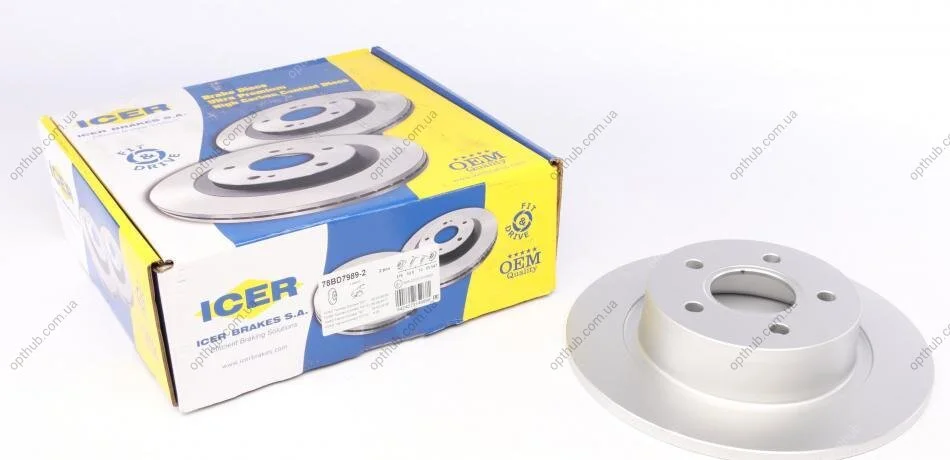 Диск гальмівний ICER 78BD7989-2 (фото 1)