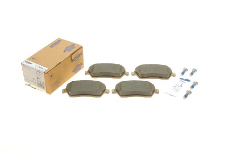 Колодки гальмівні (передні) Renault Kangoo Z.E. 11-/Zoe 12- UA63 ICER EV1534-700