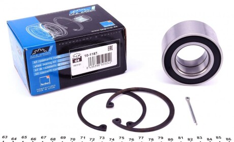 Підшипник маточини (передньої) Ford Escort/Fiesta 90- (39x72x37)(к-кт) UA63 IJS GROUP 10-1187