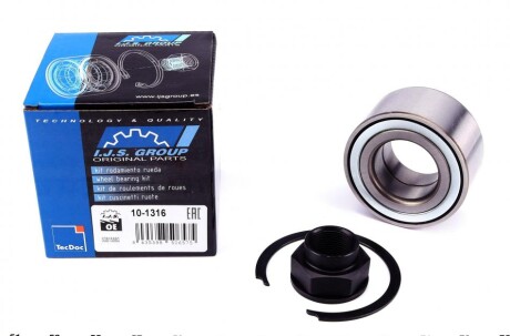 Подшипник ступицы (передней) Fiat Doblo 01- (-ABS)(к-кт) UA63 IJS GROUP 10-1316