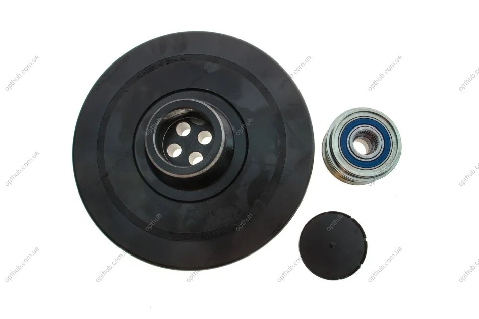 Шків колінвалу + шків генератора BMW 3 (E90/F30/F80)/ 5 (F10) 1.6-2.0 d 07- UA63 IJS GROUP 17-1136KIT (фото 1)