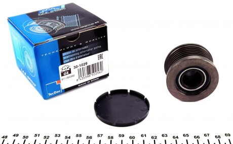 Шків генератора MB C-class (W202/W203)/E-class (W210) 98- (6PK) UA63 IJS GROUP 30-1029