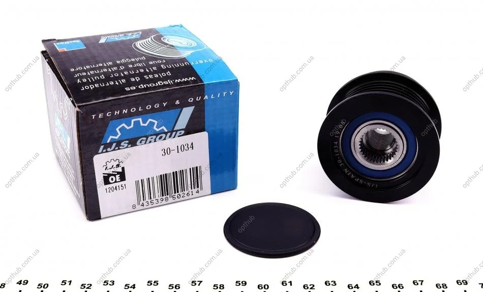 Шків генератора Opel Vectra 1.9CDTI 04- (6PK) UA63 IJS GROUP 30-1034 (фото 1)