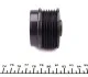 Шків генератора Skoda Fabia 99-14 UA63 IJS GROUP 30-1073 (фото 4)