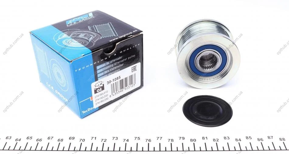 Шків генератора Toyota Land Cruiser Prado 3.0D-4D 00-10 (7PK) UA63 IJS GROUP 30-1085 (фото 1)