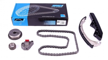 Комплект цепи ГРМ Nissan Micra III 1.0-1.4 03-12 (цепь, натяжник, шестерня) UA63 IJS GROUP 40-1007FK