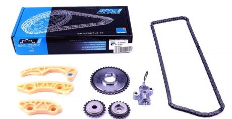 Комплект ланцюга ГРМ Opel Astra G/Vectra C 2.2i 16V 00- (ланцюг, натяжник, шестерня) UA63 IJS GROUP 40-1018FK