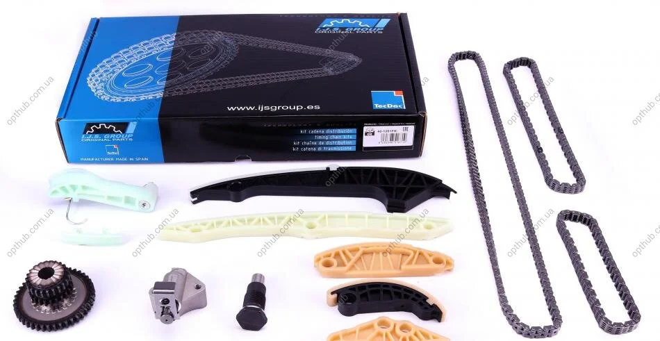 Комплект ланцюга ГРМ Audi A4/A6/VW Passat 1.8-2.0 TFSI 09-12 BYT/BZB/CDAA/CCTA/CBFA/CCZA/BP (opt-om) IJS GROUP 40-1051FK (фото 1)