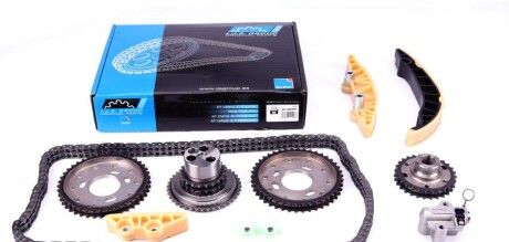 Комплект ланцюга ГРМ Ford Transit 3.2TDCi 06- (ланцюг, натяжник, шестерня) z=132 UA63 IJS GROUP 40-1054FK