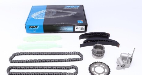 Комплект ланцюга ГРМ BMW X5 (E70)/X6 (E71/E72) 03-14 (ланцюг, башмак, натяжник,шестерня) UA63 IJS GROUP 40-1125FK