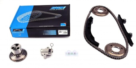 Комплект ланцюга ГРМ Ford Transit 2.2TDCi 06- (ланцюг, натяжник, шестерня) z=122 UA63 IJS GROUP 40-1132FK