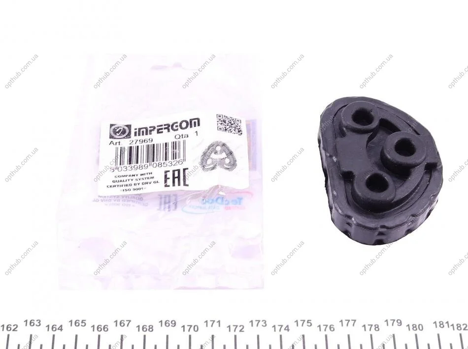 Резинка глушителя Fiat Ducato 02- (opt-om) IMPERGOM 27969 (фото 1)