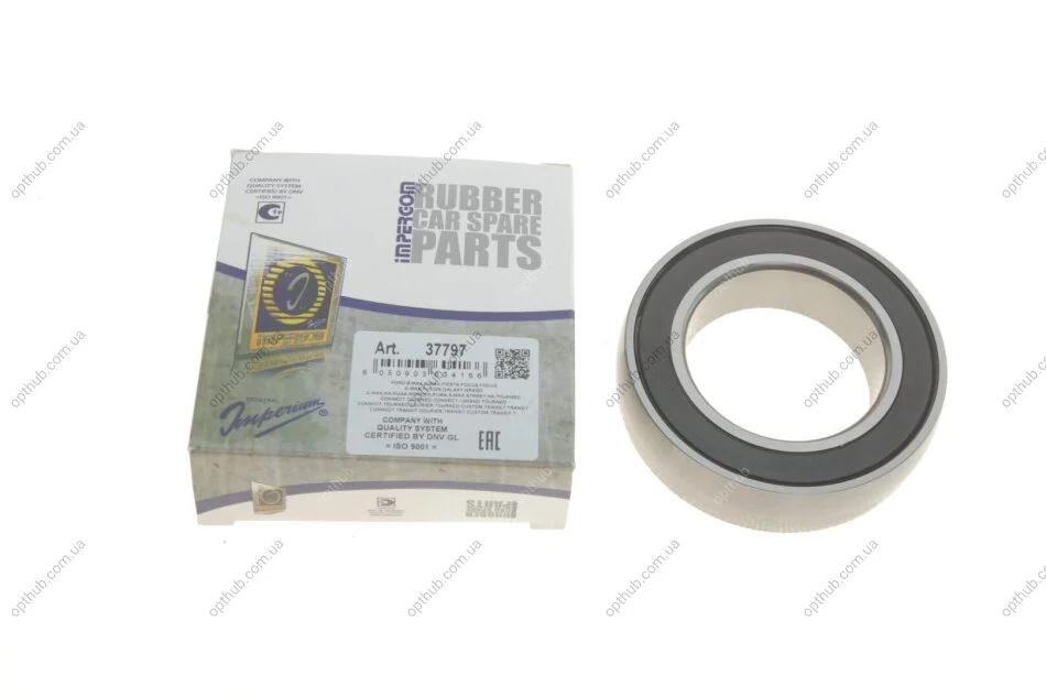 Підшипник підвісний Ford Transit 00- FWD/Connect 02- (45x75x19) UA63 IMPERGOM 37797 (фото 1)