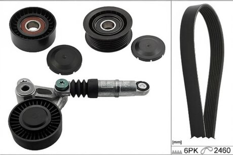 Роликовий модуль натягувача ременя (ролик, ремінь) INA 529 0075 10