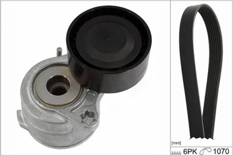 Комплект (ремінь+ролики) INA 529 0420 10