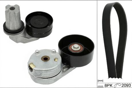 Комплект (ремінь+ролики) INA 529 0445 10