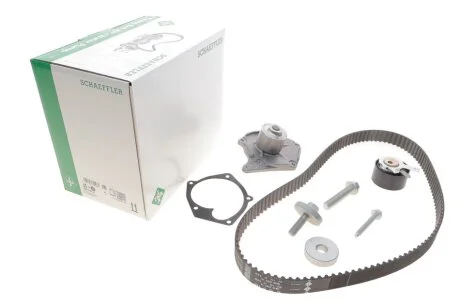 Водяной насос + комплект зубчатого ремня DACIA DUSTER, 04/10 - 1.5 dCi (Пр-во) INA 530 0197 31
